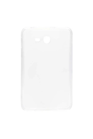 SAFA Galaxy Tab 3 Lite 7.0 T110 Kılıf  Uyumlu Zore Tablet Süper Silikon Kapak-Beyaz - Resim 2