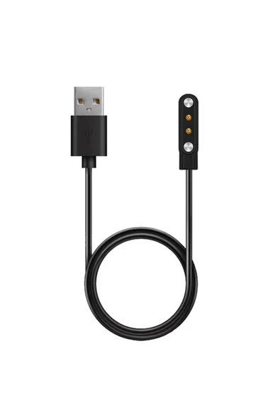 KILIFTECH Siyah Haylou Solar LS05 Akıllı Saat Usb Şarj Kablosu-Zore