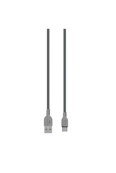 zore Gri ZR-LS411 Type-C Usb Kablo-Zore