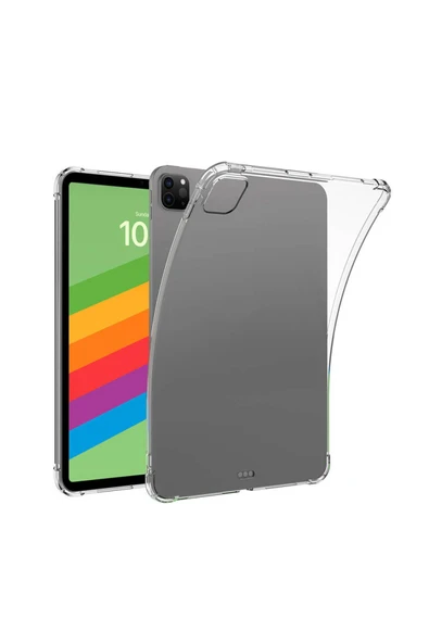 KILIFTECH Apple iPad Pro 11 2024 Kılıf Uyumlu Zore Tablet Nitro Anti Shock Silikon Kapak-Şeffaf ürün görseli