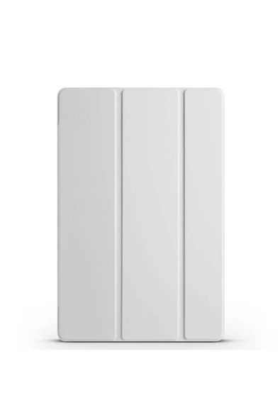 KILIFTECH Galaxy Tab S9 FE Plus Uyumlu Zore Smart Cover Standlı 1-1 Kılıf-Gri ürün görseli