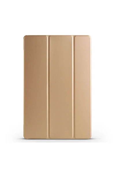 KILIFTECH Galaxy Tab S9 FE Plus Uyumlu Zore Smart Cover Standlı 1-1 Kılıf-Gold ürün görseli