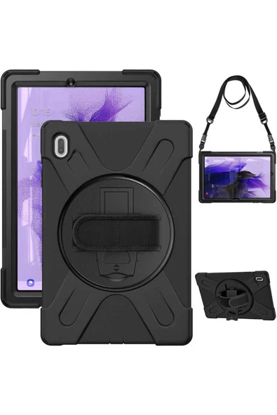 KILIFTECH Galaxy Tab S7 FE LTE (T737-T736-T733-T730)  Defender Tablet Silikon - 4