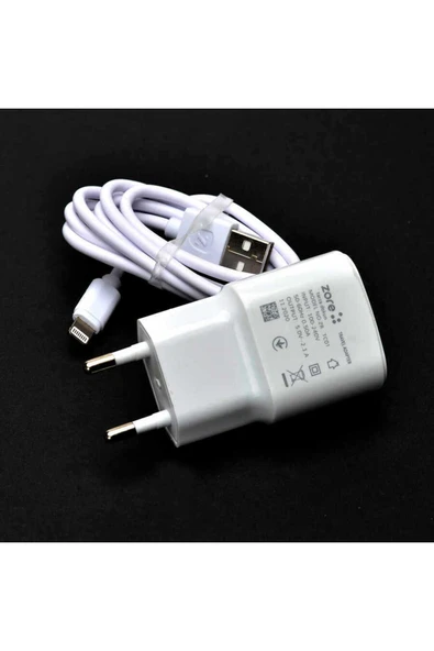 zore TBC Metro Serisi ZR-TC01 Lightning 2 in 1 Şarj Seti - Beyaz - 2