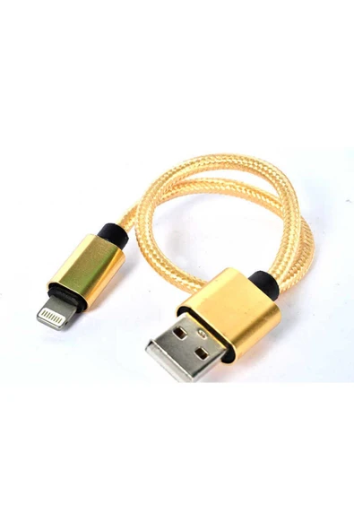 KILIFTECH Gold 30 Cm Halat Lightning Usb Kablo-Zore ürün görseli