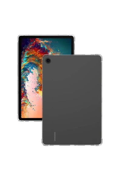 KILIFTECH Galaxy Tab A9 Plus Kılıf  Uyumlu Zore Tablet Nitro Anti Shock Silikon Kapak-Renksiz - Resim 6