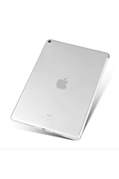 KILIFTECH iPad 10.2 (8.Nesil) - Uyumlu Uyumlu Zore Tablet Süper Silikon Kapak-Renksiz - Resim 2