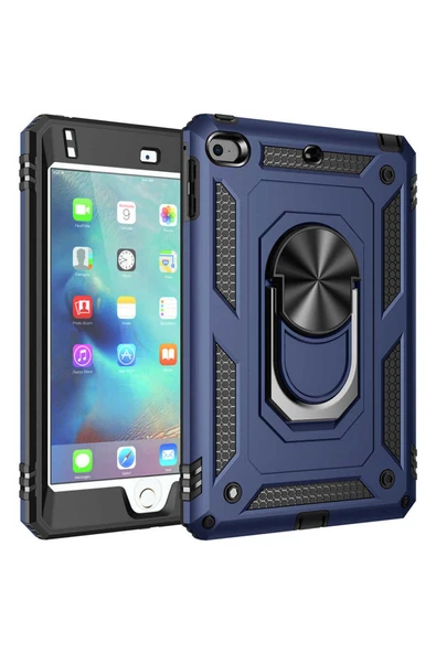 SAFA iPad Mini 4. Nesil  - Uyumlu Uyumlu Zore Tablet Vega Kapak-Mavi ürün görseli