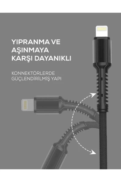 BBS TEKNOLOJİ GRUP Gri LS63 Micro Usb Kablo-Zore - 4