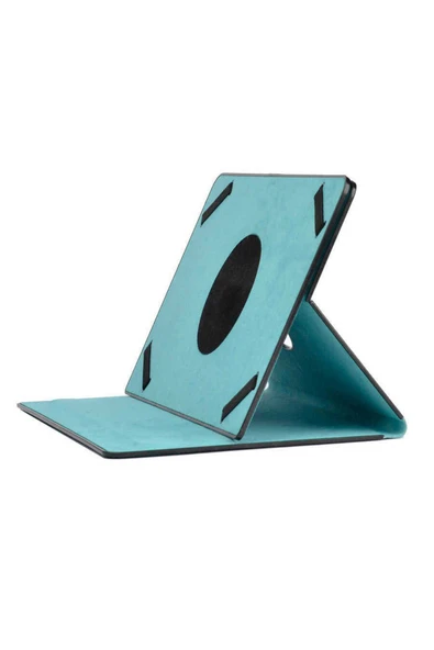 KILIFTECH Unik Universal 12 İnç Dönebilen Standlı Kılıf-Turkuaz ürün görseli