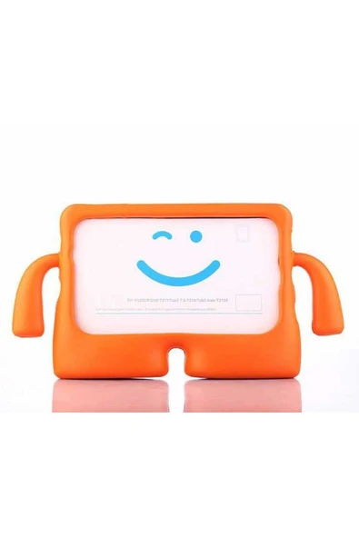 KILIFTECH iPad 10.2 2021 (9.Nesil)  Uyumlu Zore iBuy Standlı Tablet Kılıf-Turuncu