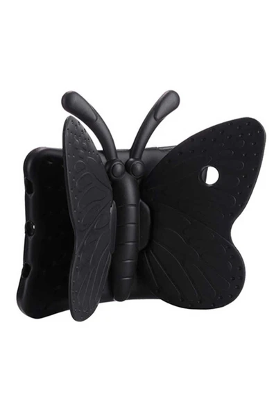 KILIFTECH iPad 10.2 2021 (9.Nesil)  Uyumlu Zore Butterfly Standlı Tablet Kılıf-Siyah - 1