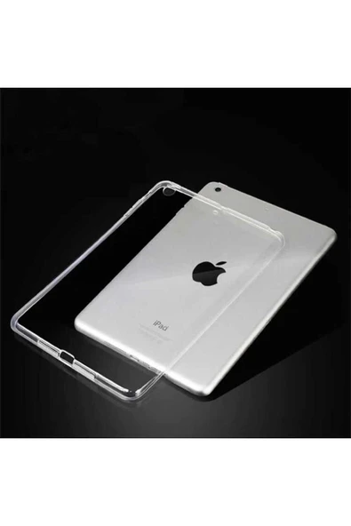 KILIFTECH iPad 9.7 2017 (5.Nesil) - Uyumlu Uyumlu Zore Tablet Süper Silikon Kapak-Renksiz - 6