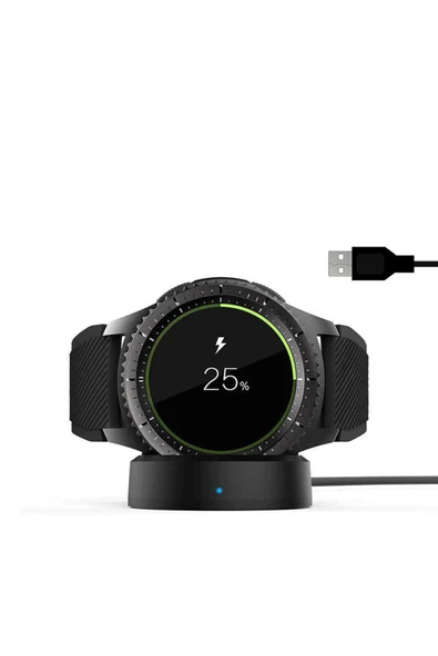 Noir318 Siyah Gear S3 Usb Şarj Kablosu-Zore - 2