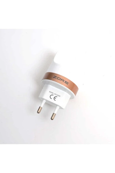 zore FZD Tiger 2000 Mah 2 in 1 Micro Ev Şarj Seti - Beyaz - 3