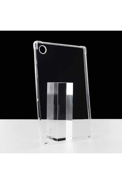 zore Galaxy Tab A8 10.5 SM-X200 (2021) Kılıf  Uyumlu Zore Tablet Nitro Anti Shock Silikon Kapak-Renksiz - Resim 8