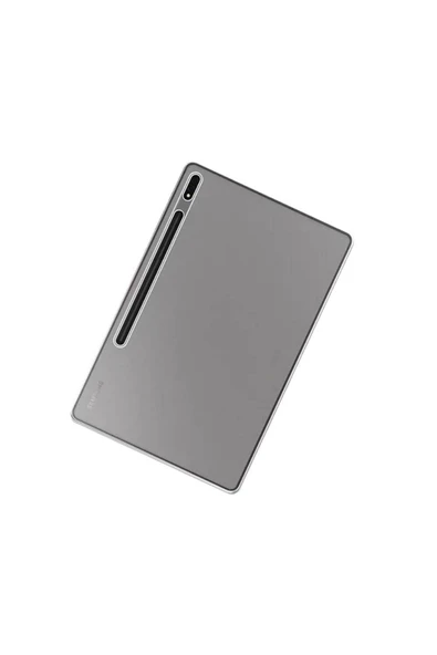 KILIFTECH Galaxy Tab S10 Ultra Kılıf Zore Tablet Süper Silikon Kapak - Renksiz - Resim 2