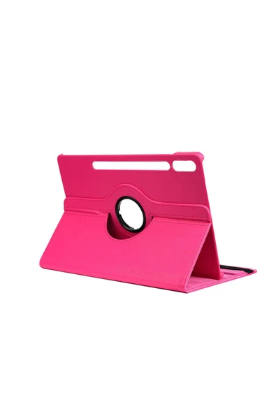 KILIFTECH Galaxy Tab S10 Plus Zore Dönebilen Standlı Kılıf - Pembe Koyu ürün görseli