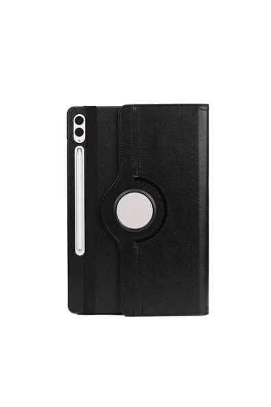 KILIFTECH Galaxy Tab S9 Plus  Uyumlu Zore Dönebilen Standlı Kılıf-Pembe Koyu - Resim 8