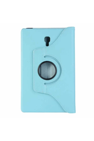 KILIFTECH Galaxy Tab A T590  Uyumlu Zore Dönebilen Standlı Kılıf-Mavi Açık - 1