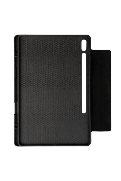 KILIFTECH Galaxy Tab S10 Ultra Zore Border Keyboard Bluetooh Bağlantılı Standlı Klavyeli Tablet Kılıfı - Siyah - Resim 3