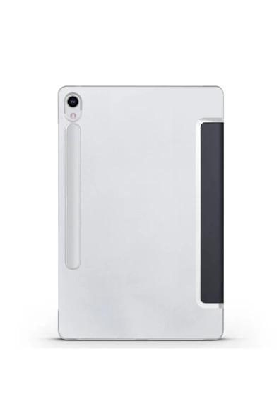 Atlas Galaxy Tab S9 FE Uyumlu Zore Smart Cover Standlı 1-1 Kılıf-Lacivert - Resim 5