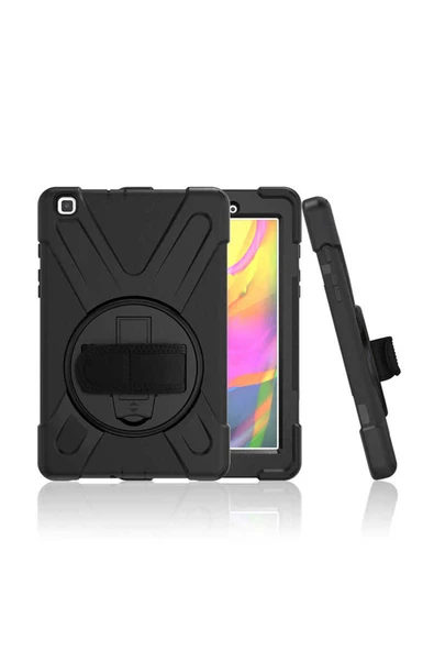 KILIFTECH Galaxy Tab A 8.0 (2019) T290 Zore Defender Tablet Silikon - Siyah - Resim 2