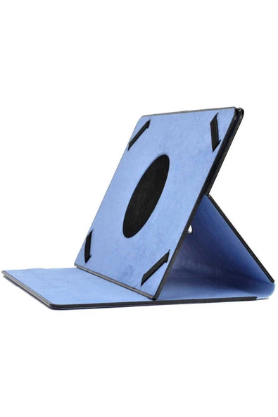 KILIFTECH Zore Unik Universal 12 İnç Dönebilen Standlı Kılıf-Açık Mavi - 1