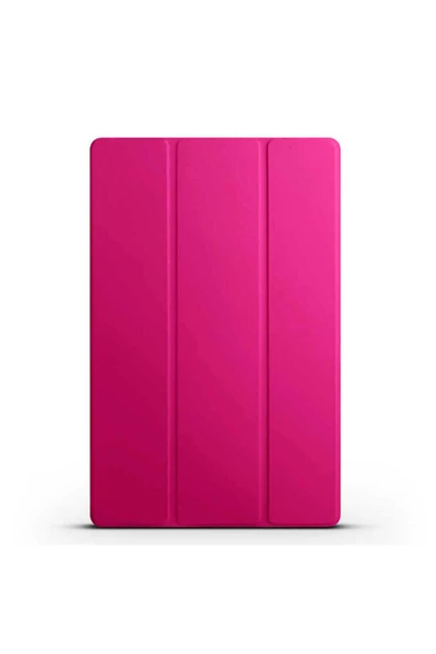 zore Galaxy Tab S9 Plus Zore Smart Cover Standlı 1-1 Kılıf-Pembe