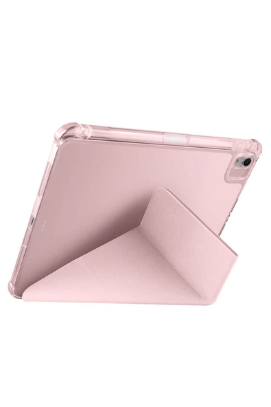 zore iPad Air 11 2025 M3 Kılıf Zore Tri Folding Kalem Bölmeli Standlı Kılıf - Gri - Resim 8