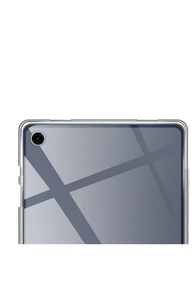 SAFA Galaxy Tab A9 Plus Kılıf  Uyumlu Zore Tablet Süper Silikon Kapak-Renksiz - Resim 8