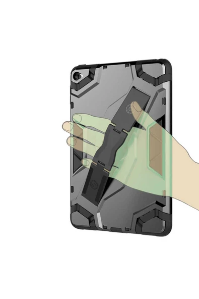 KILIFTECH iPad Mini 5 Zore Defens Tablet Silikon - Siyah - Resim 5