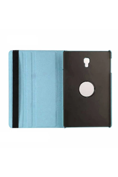 KILIFTECH Galaxy Tab S4 T830  Uyumlu Zore Dönebilen Standlı Kılıf-Mavi Açık - Resim 4