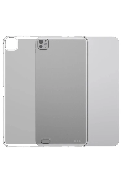 GNG HOME iPad Pro 11 2024 Kılıf Zore Tablet Süper Silikon Kapak - Şeffaf ürün görseli