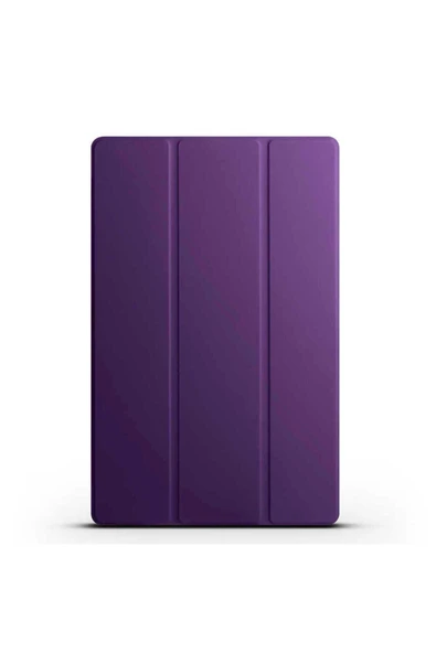 Zeyline Galaxy Tab S10 Plus Zore Smart Cover Standlı 1-1 Kılıf - Mor