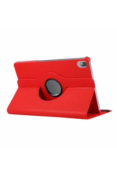 wenixs aksesuar Lenovo Tab P11 Pro 11.2" 2.Nesil  Zore Dönebilen Standlı Kılıf-Kırmızı ürün görseli