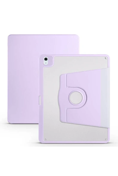 The Bear Case iPad Air 13 2025 M3 Kılıf TBC Termik Kalem Bölmeli Dönebilen Standlı Kılıf - Lila ürün görseli