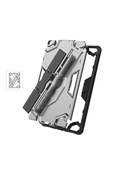 KILIFTECH Galaxy Tab A 8.0 (2019) T290 Zore Defens Tablet Silikon - Siyah - Resim 6