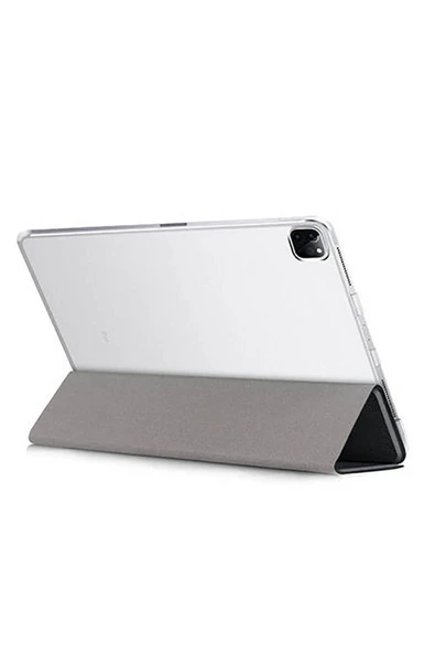 Technorion iPad Air 11 2025 M3 Zore Smart Cover Standlı 1-1 Kılıf - Siyah - Resim 3