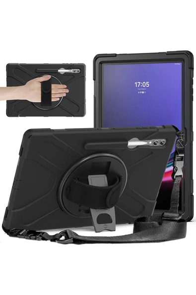 KILIFTECH Galaxy Tab S8 Ultra  Defender Tablet Silikon - Resim 8