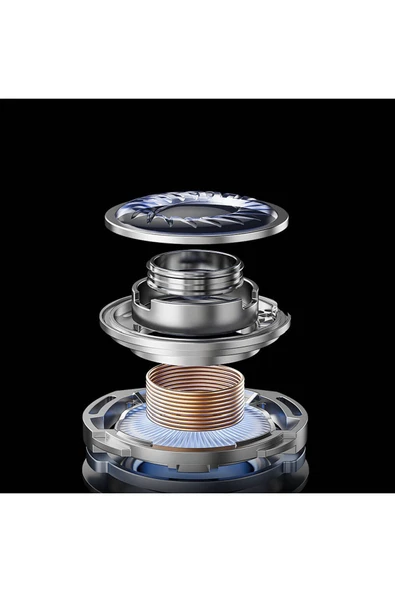 zore ER-09 SQ Surround 3D Hi-Res Magnetik Özellikli Type-C Kablolu Kulak İçi Kulaklık-Siyah - 5