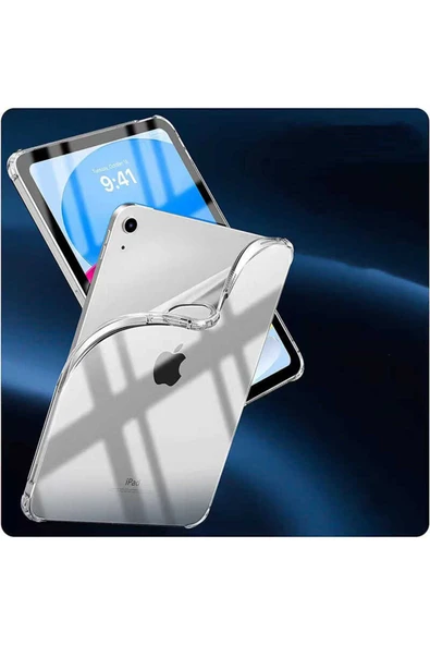 KILIFTECH iPad 11.Nesil 2025 Kılıf Zore Tablet Nitro Anti Shock Silikon Kapak - Renksiz - Resim 7