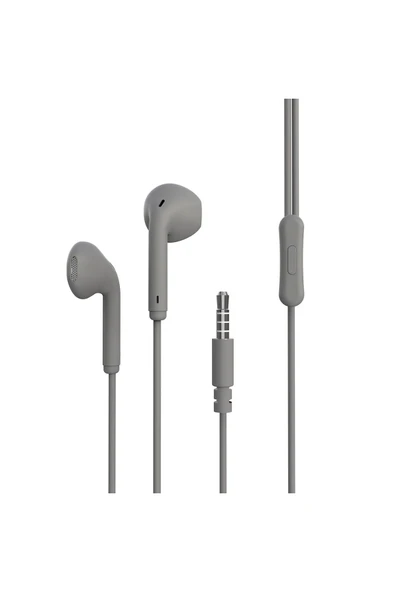 KILIFTECH Zore ER06 3.5mm Kulaklık-Gri