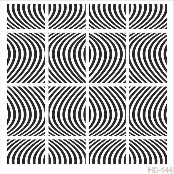 HDM144 Home Dekor Midi Stencil (25X25)