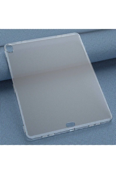 KILIFTECH iPad Air 13 2025 M3 Kılıf Zore Tablet Süper Silikon Kapak - Şeffaf - Resim 3