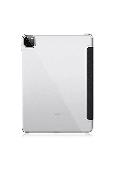 zore iPad Air 11 2025 M3 Zore Smart Cover Standlı 1-1 Kılıf - Mor - Resim 4