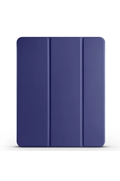 KILIFTECH iPad Air 13 2025 M3 Zore Smart Cover Kalem Bölmeli Standlı 1-1 Kılıf - Lacivert ürün görseli