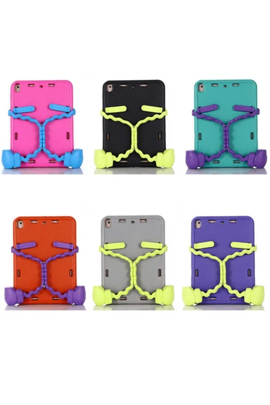 KILIFTECH iPad 10.2 2021 (9.Nesil) Zore Eva Boxer Tablet Silikon - Mor - 5