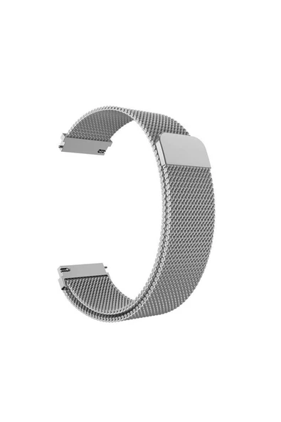 KILIFTECH Huawei GT4 18mm Uyumlu KRD-01 Metal Zore Kordon-Gümüş - Resim 3