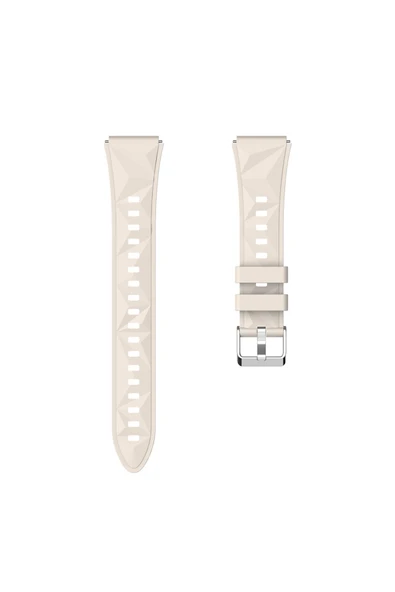 KILIFTECH Huawei Watch GT5 Pro 42mm Uyumlu Zore KRD-129 Silikon Kordon Strap Kayış-Kırmızı - Resim 5